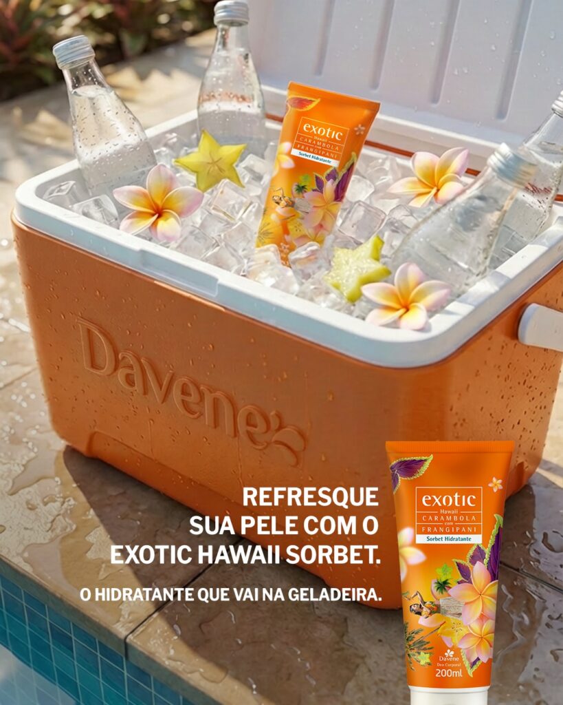 Estratégia de comunicação de produto - Frescor e verão