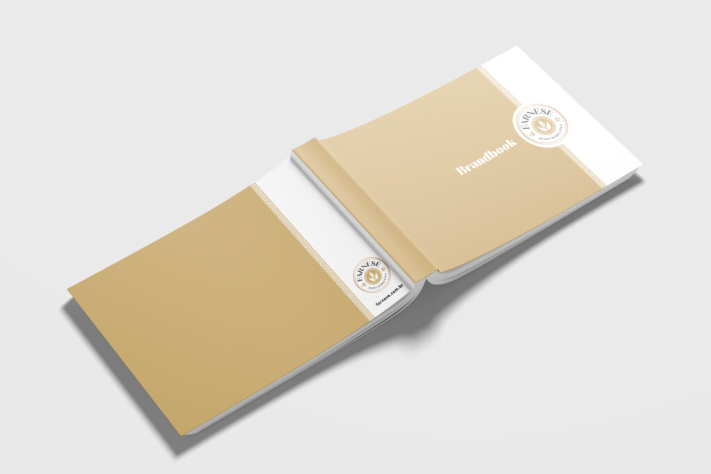 Rebranding Farnese: brandbook capa