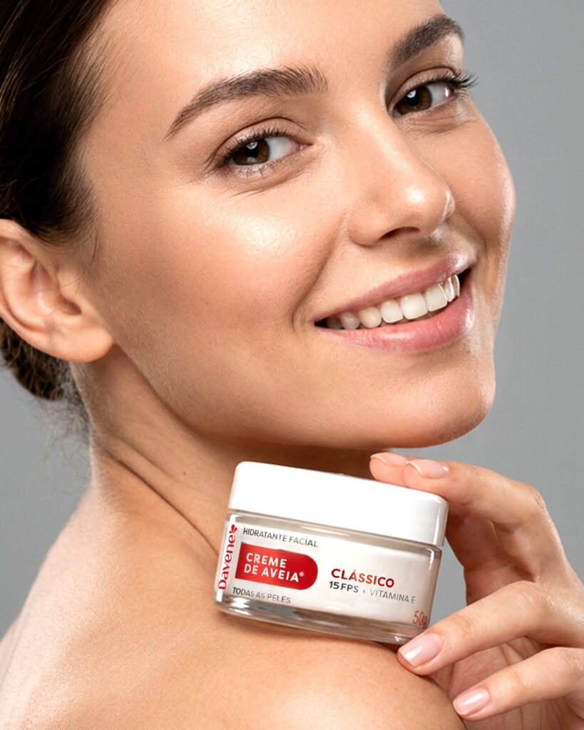 Reposicionamento de marca da Linha Leite de Aveia Davene.